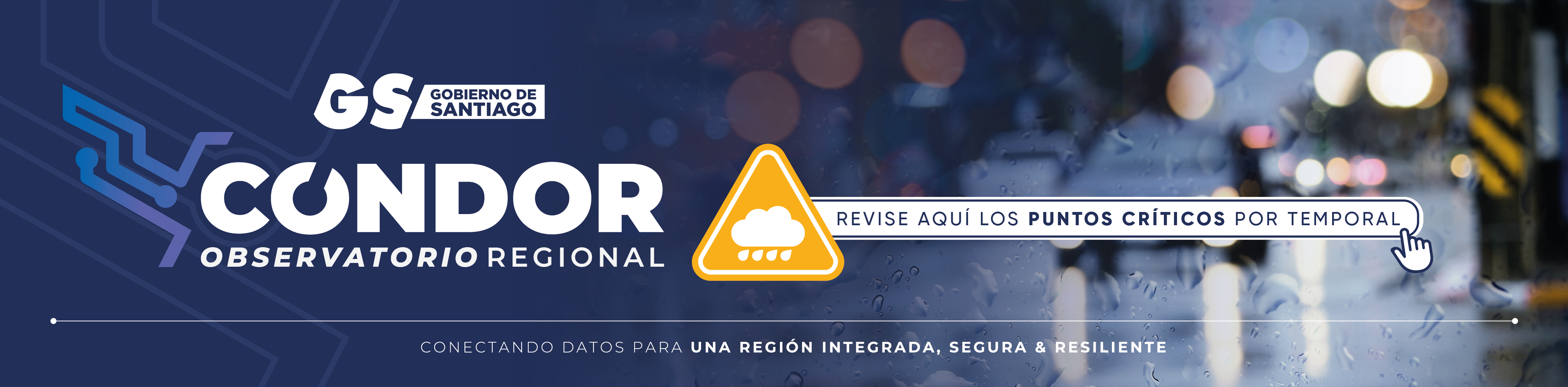 Revise aquí los puntos críticos por temporal en la región metropolitana